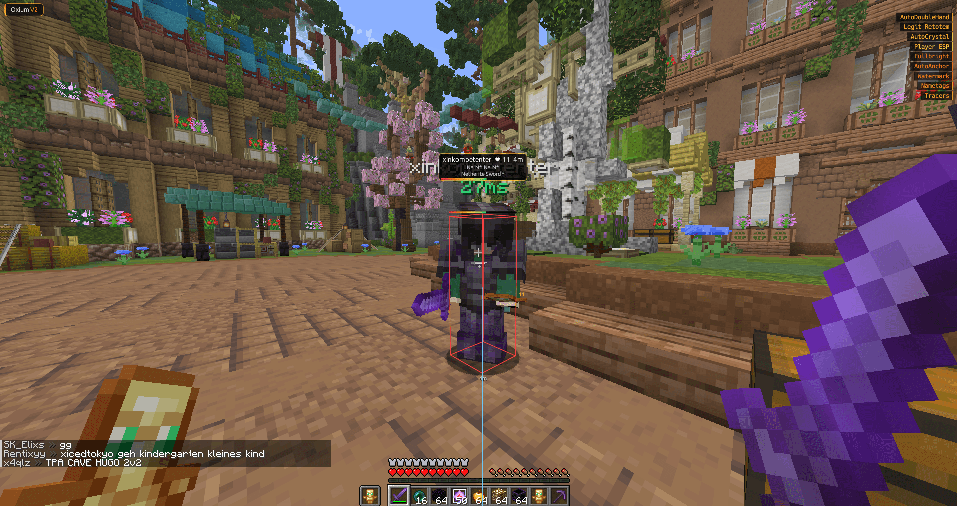 Oxium Client, ESP running in a real world